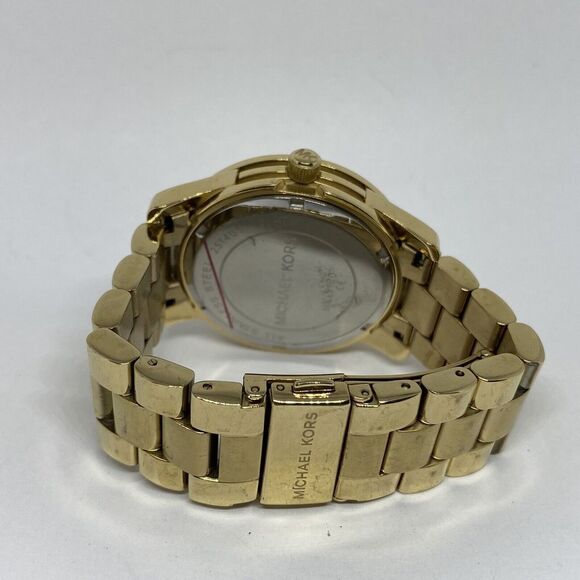 Michael Kors MK5160 Women's Gold Stainless Steel Analog Dial Quartz Watch JK440 - Picture 10 of 12